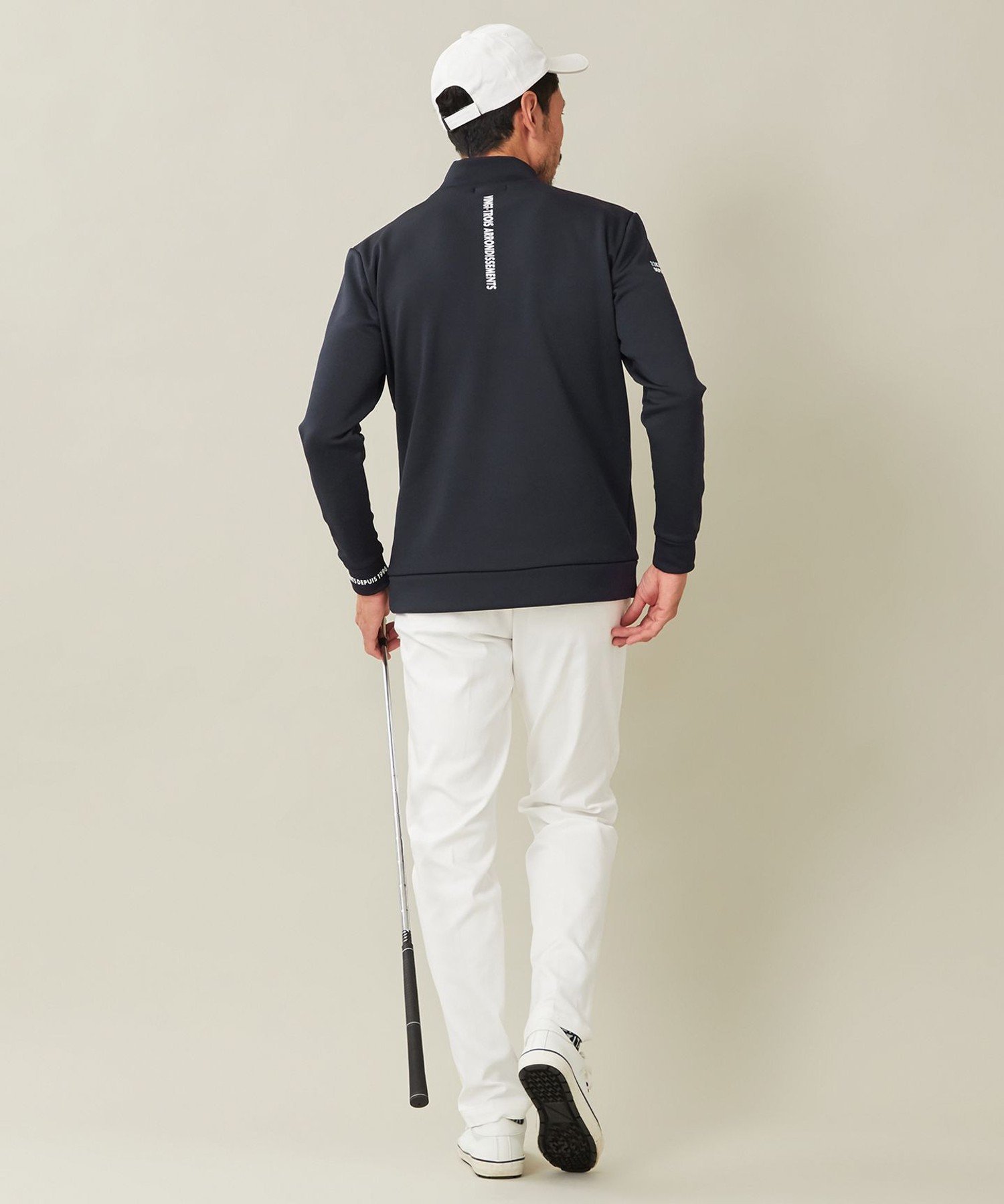 23区GOLF｜【MEN】ストレッチ裏フリース モックネック | Rakuten