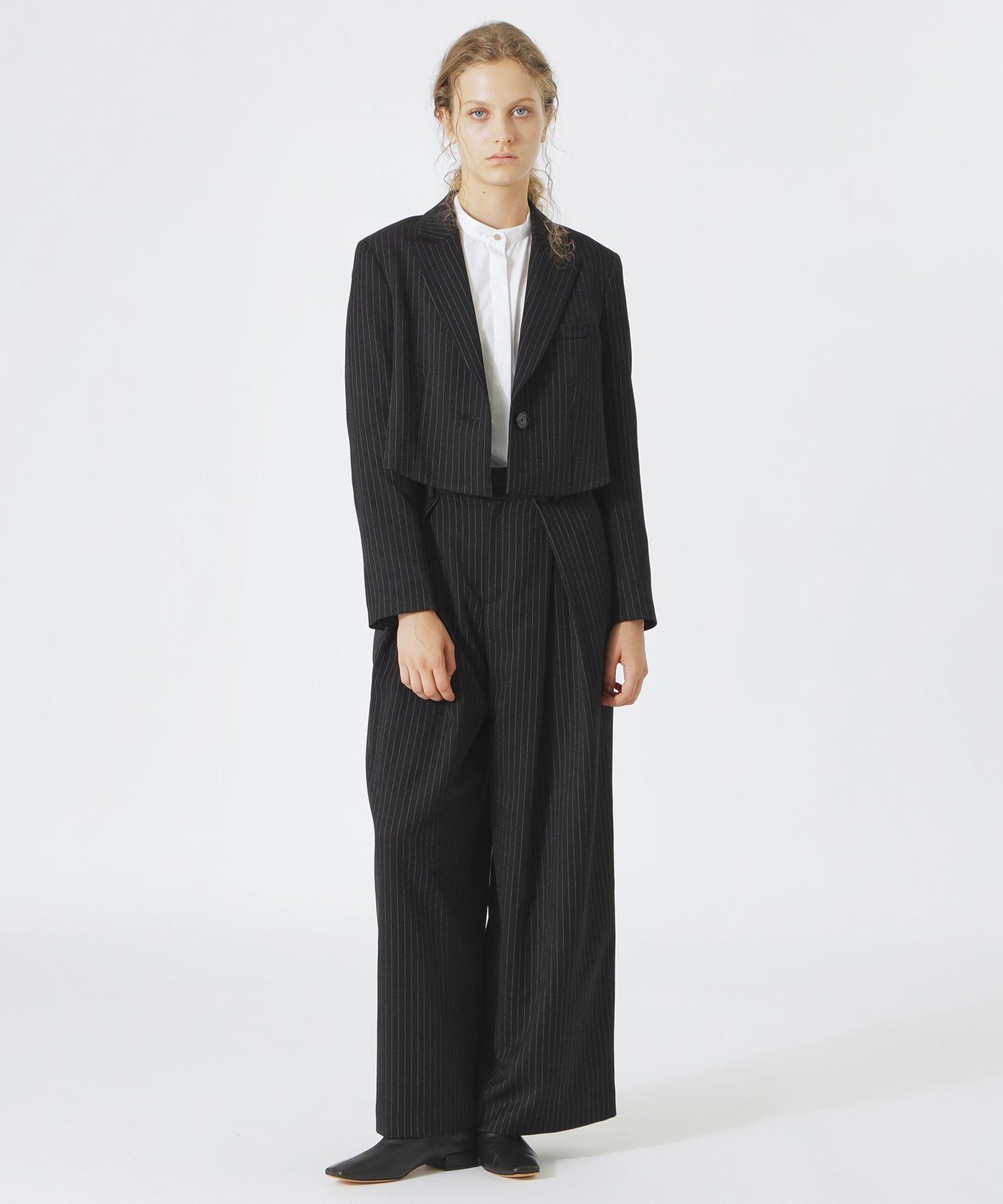 LOVELESS｜ストライプクロップドジャケット | Rakuten Fashion(楽天