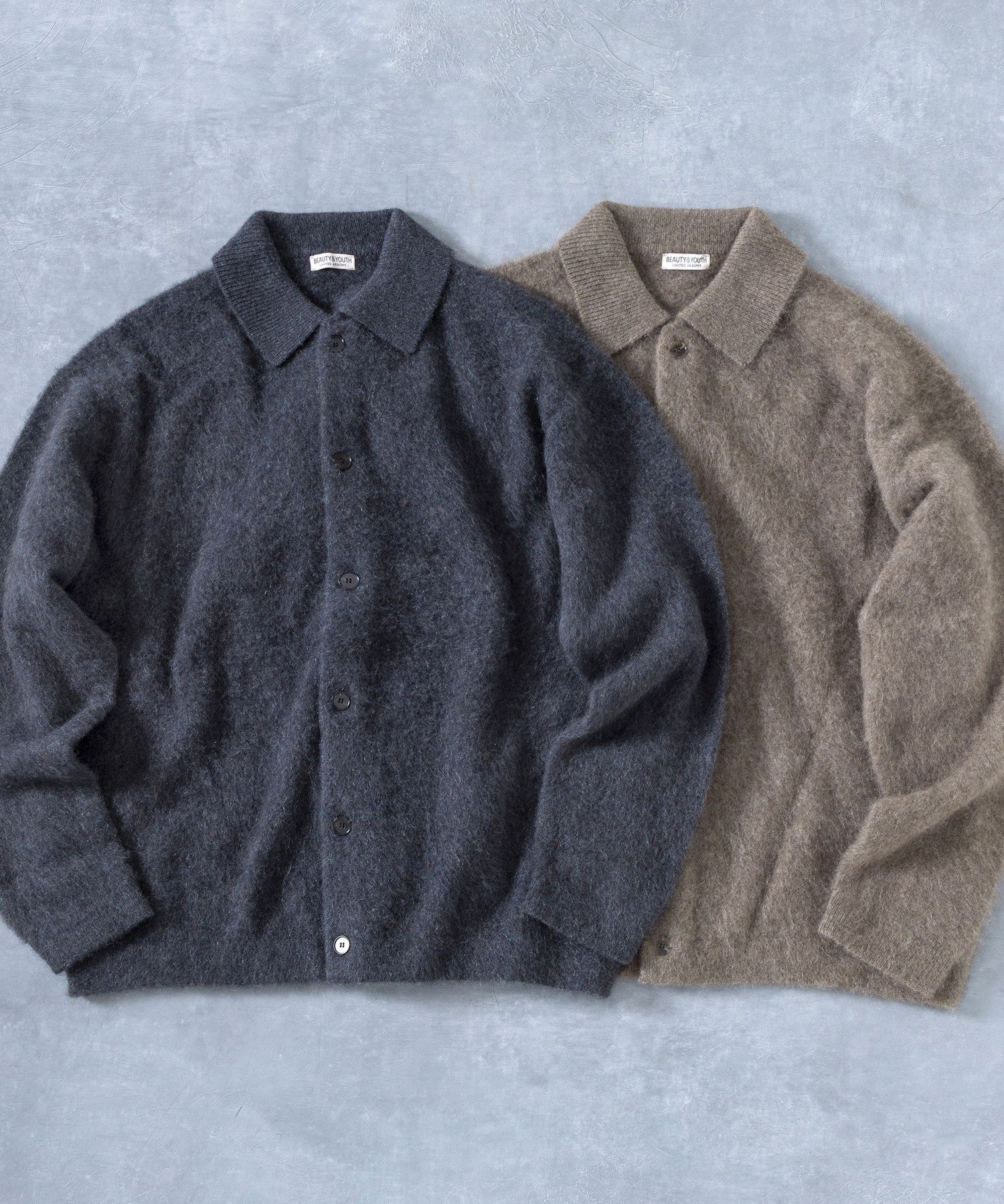 BEAUTY&YOUTH UNITED ARROWS｜ブラッシュド ヤク ニット ジャケット