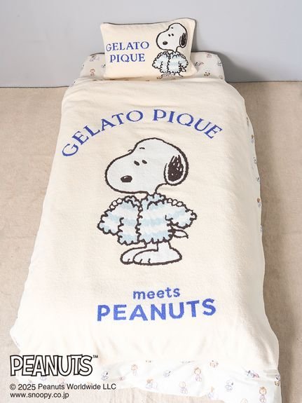 gelato pique｜【PEANUTS】オリジナルアート ジャガードマルチカバー