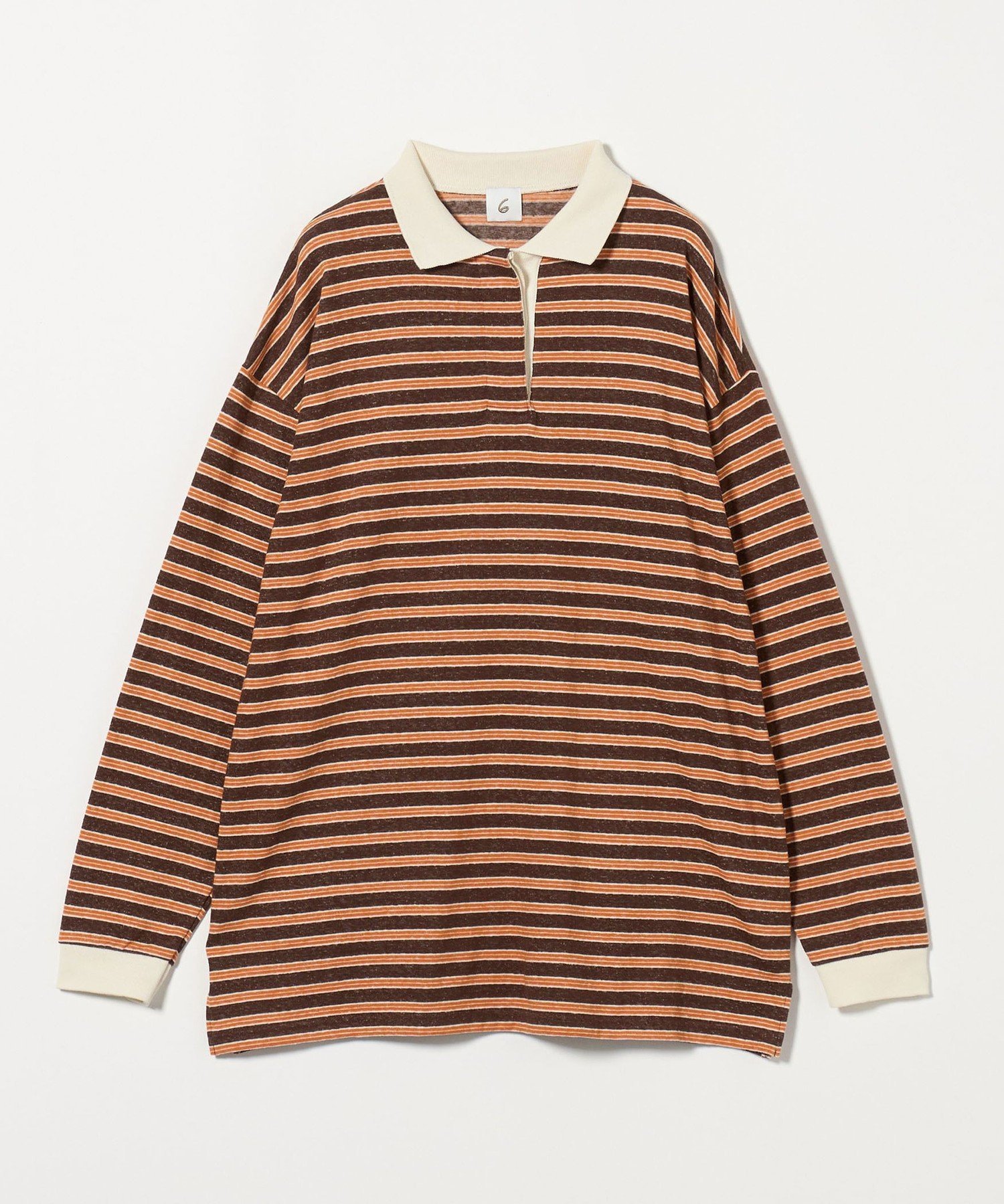 25AW 最新6 ROKU コットン ボーダー ラガー トップス シャツ ポロ BEAUTY&YOUTH UNITED ARROWS｜<6(ROKU)>コットン ボーダー ラガー