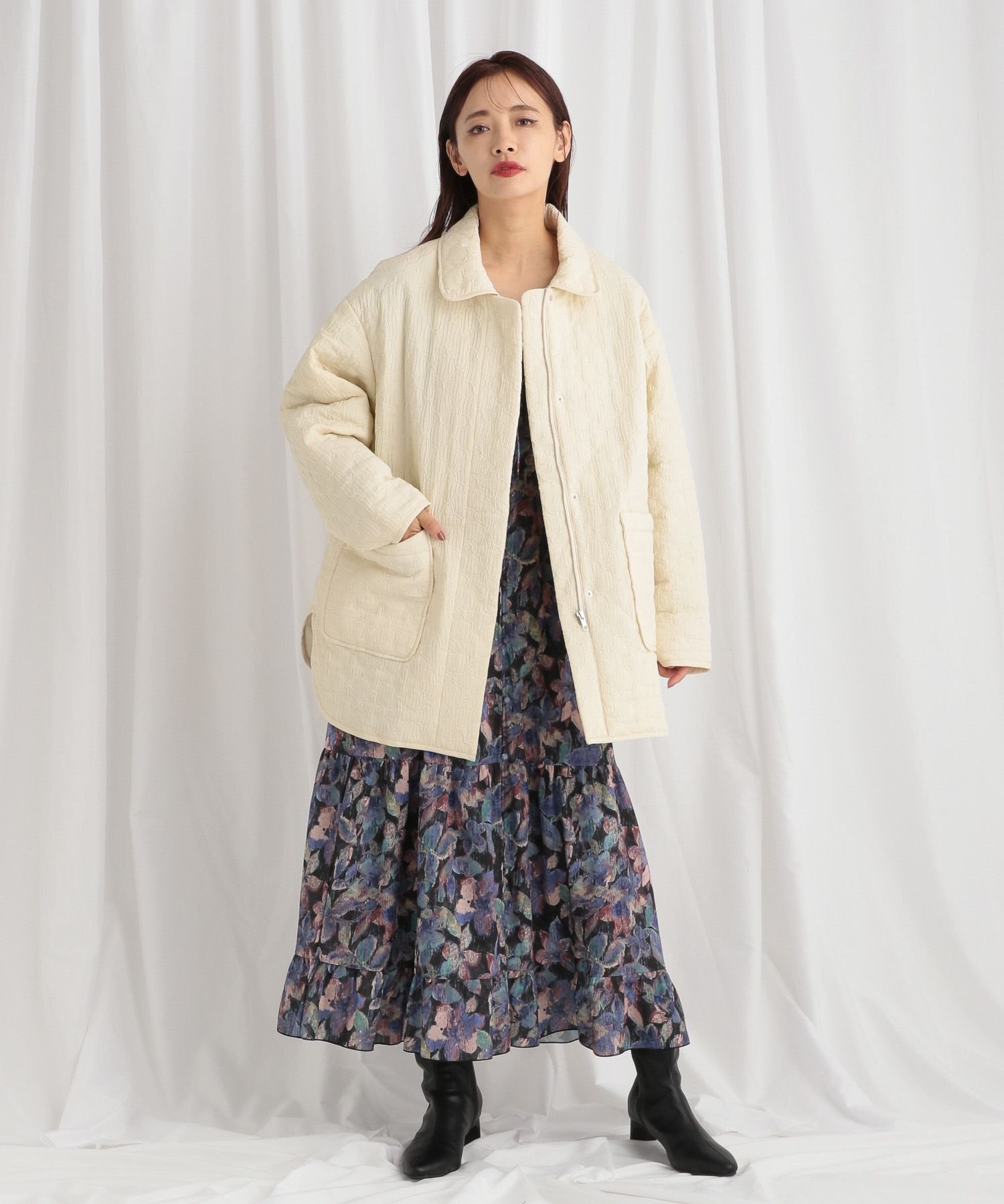 mysty woman｜3WAYキルティングブルゾン | Rakuten Fashion(楽天