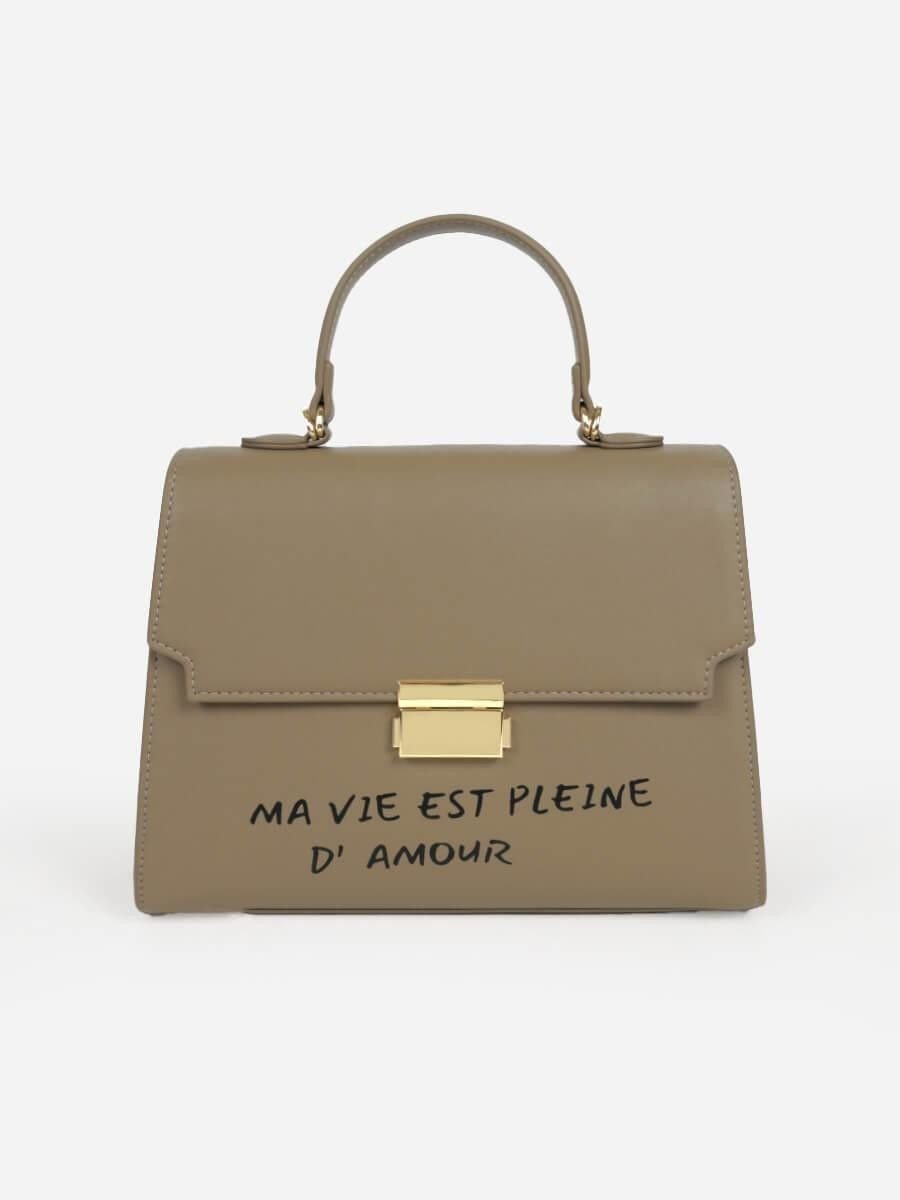 Vin｜メッセージプリント2wayスクエアバッグ | Rakuten Fashion(楽天