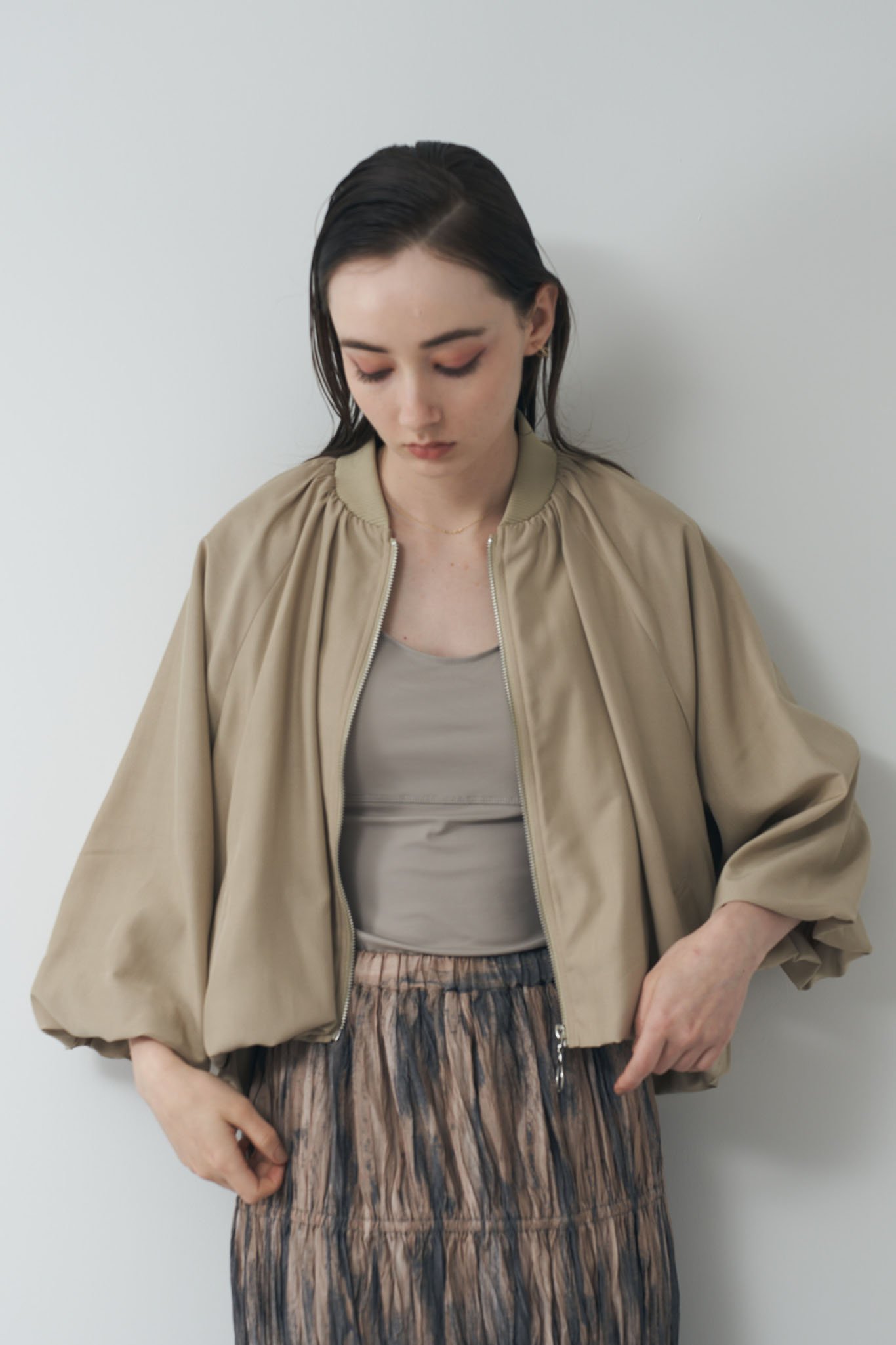 Limue｜バルーンヘムジップブルゾン | Rakuten Fashion(楽天