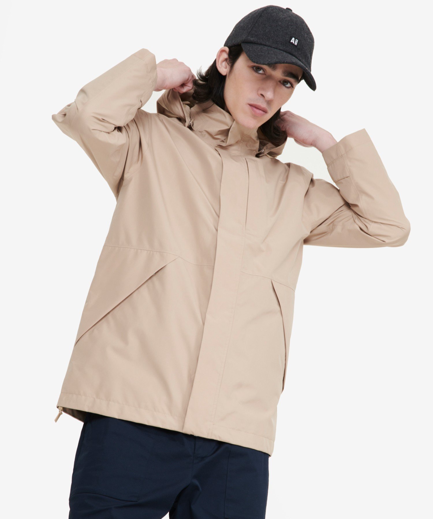AIGLE｜GORE-TEX ゴアテックス 防水 透湿 防風 2レイヤーフーデッド
