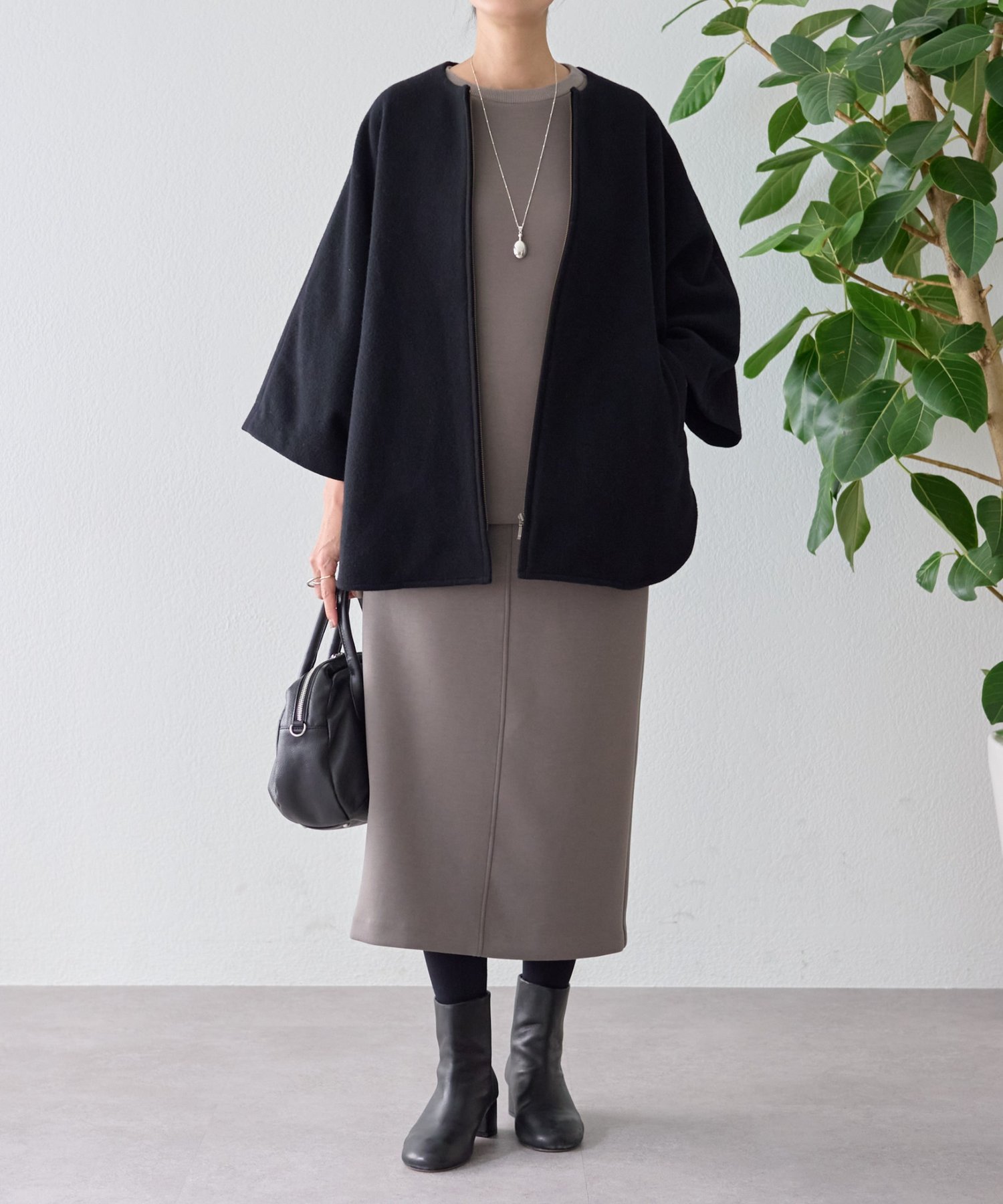 BEARDSLEY｜ウールポンチョコート | Rakuten Fashion(楽天ファッション