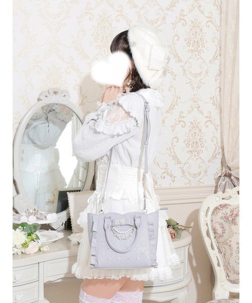 NOEMIE｜さきまるちゃんコラボ♡キラキラビジュー2wayショルダーバッグ