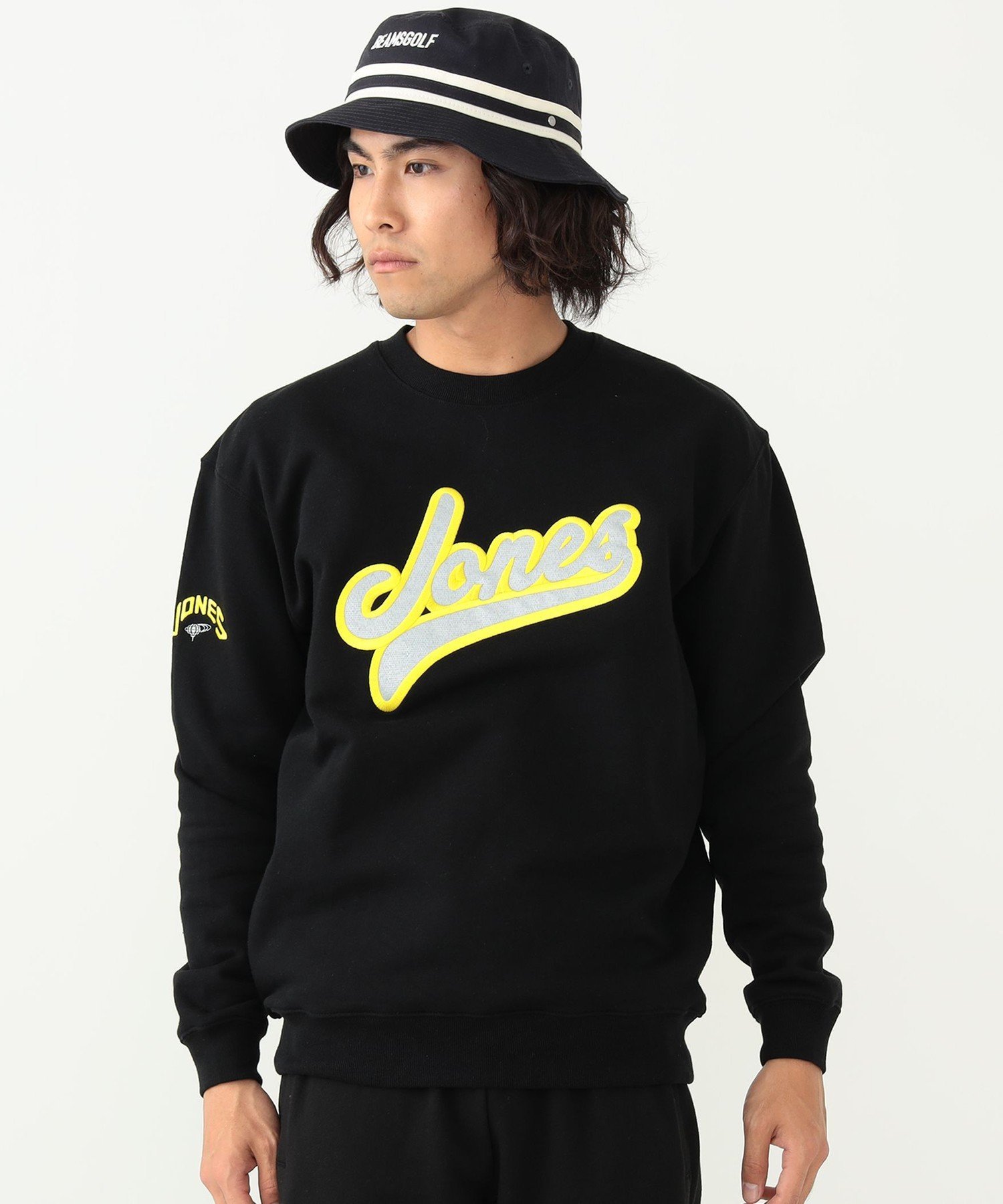 BEAMS GOLF｜JONES * BEAMS GOLF / 別注 ロゴ刺繍 クルースウェット