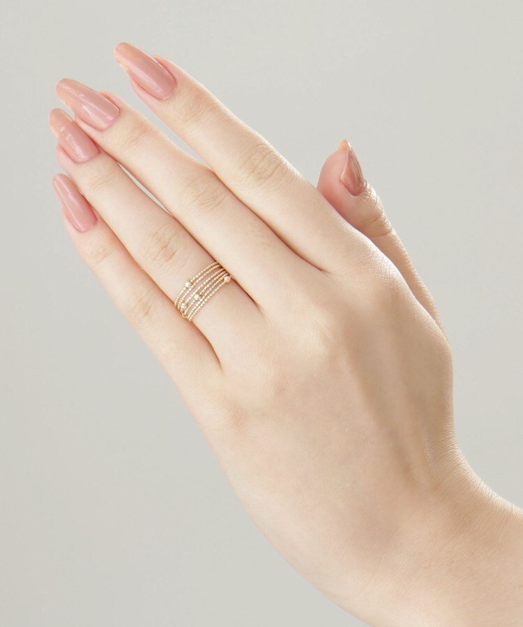 COCOSHNIK｜K10ハニー カットボール 形状記憶リング | Rakuten Fashion