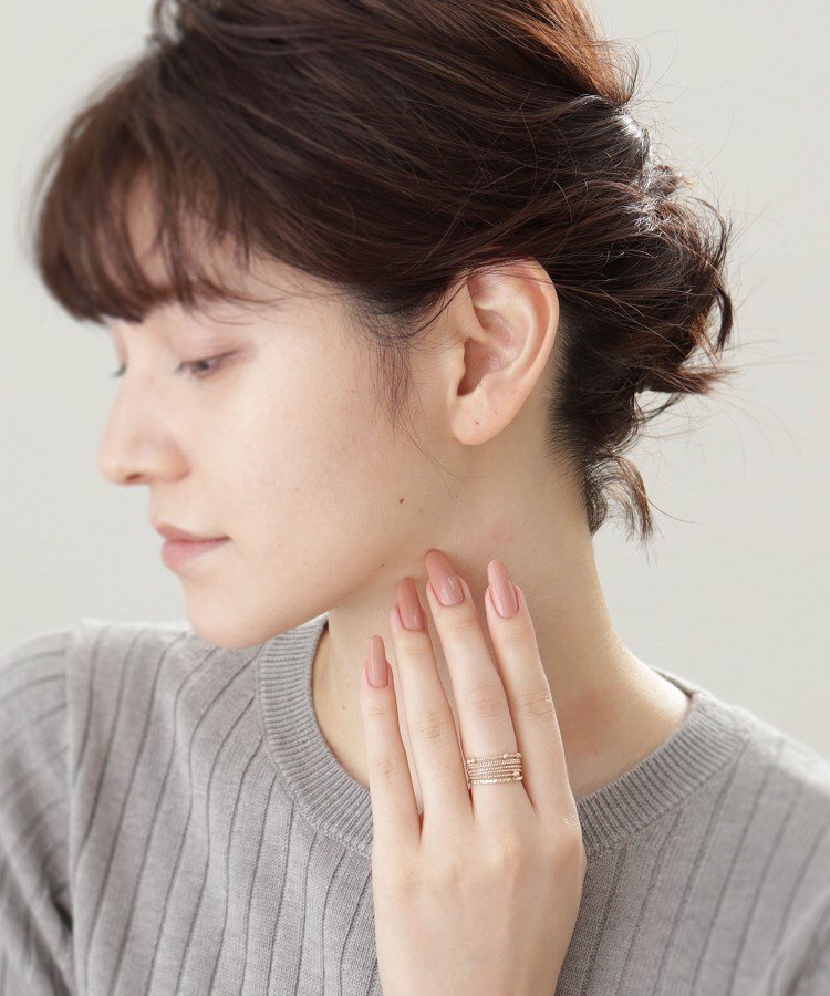COCOSHNIK｜K10ハニー カットボール 形状記憶リング | Rakuten Fashion
