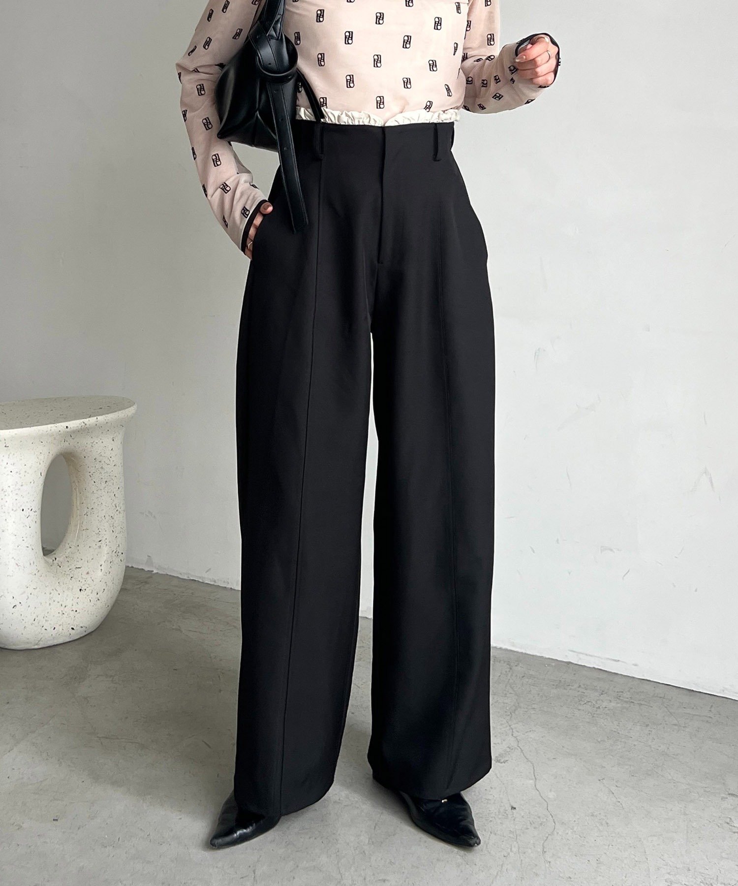 CAPRICIEUX LE'MAGE｜フリルウエストパンツ | Rakuten Fashion(楽天