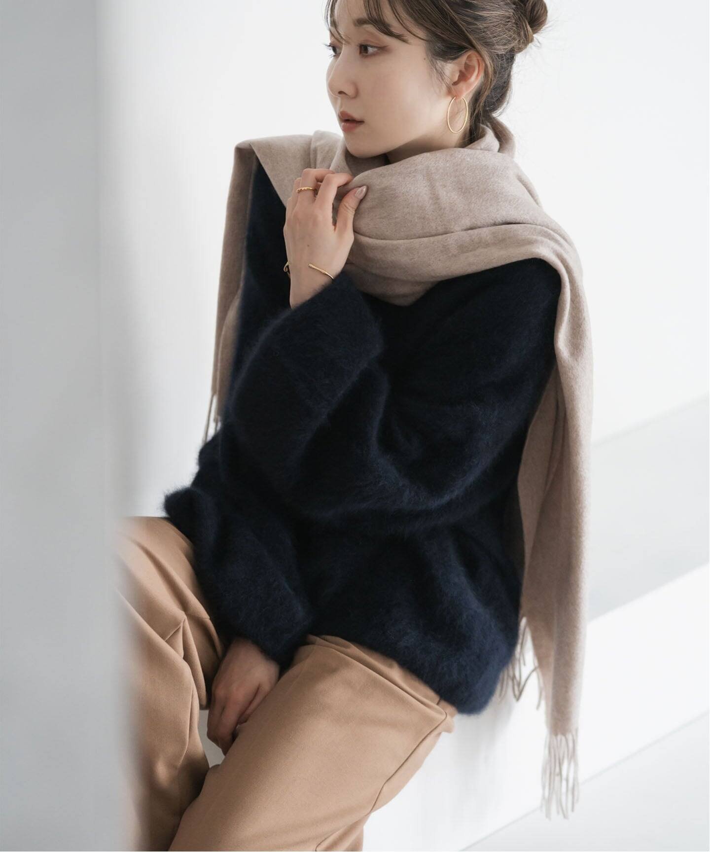 NOBLE｜《追加2》オリジナルカシミヤストール | Rakuten Fashion(楽天