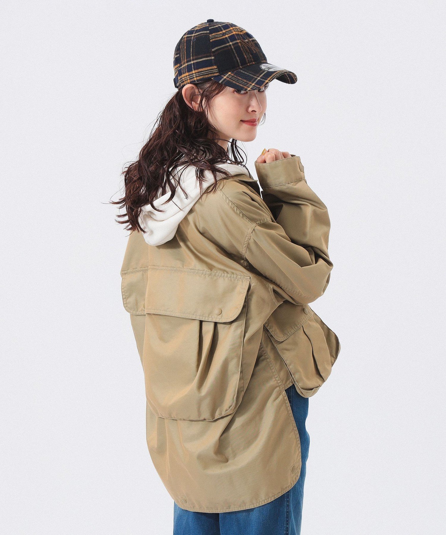 BEAMS WOMEN｜【1/1新規値下げ】シャンブレー ギャバ ショート