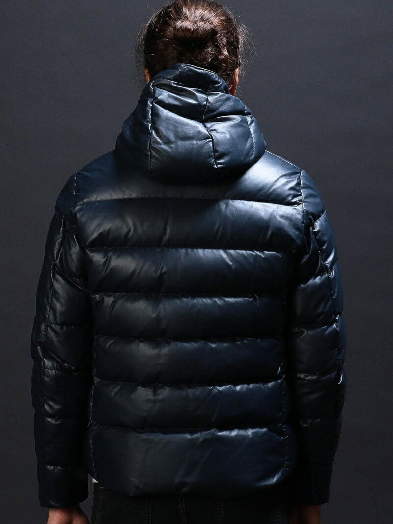 楽天市場】【SALE／50%OFF】RATTLE TRAP レザーダウンブルゾン メンズ