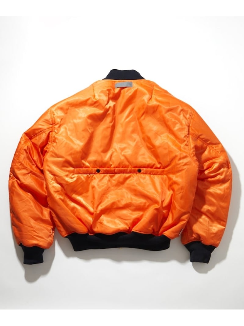 楽天市場】CAHLUMN Magazine Pocket Nylon Twill Flight Jacket 