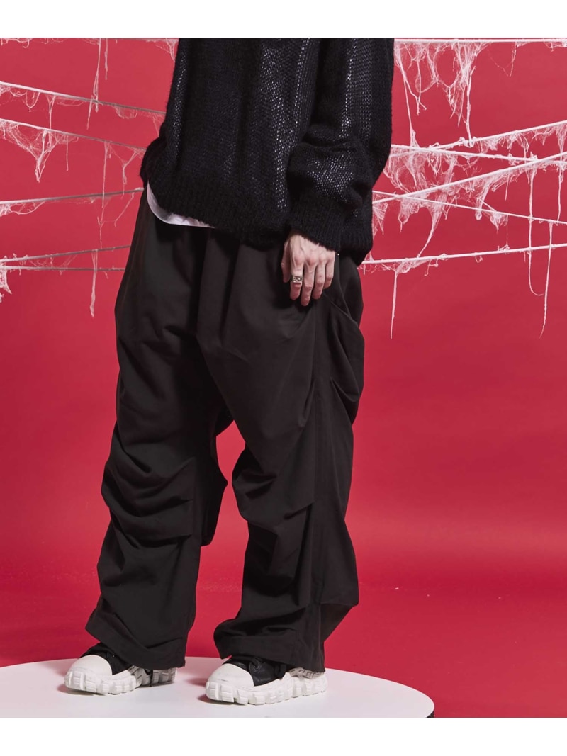 楽天市場】MAISON SPECIAL Prime-Wide Random Tucks Parachute Pants