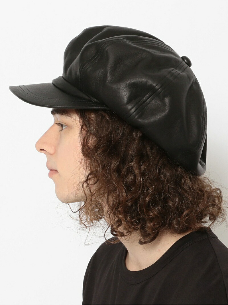 週末特価バックラッシュキャスケット帽レザー