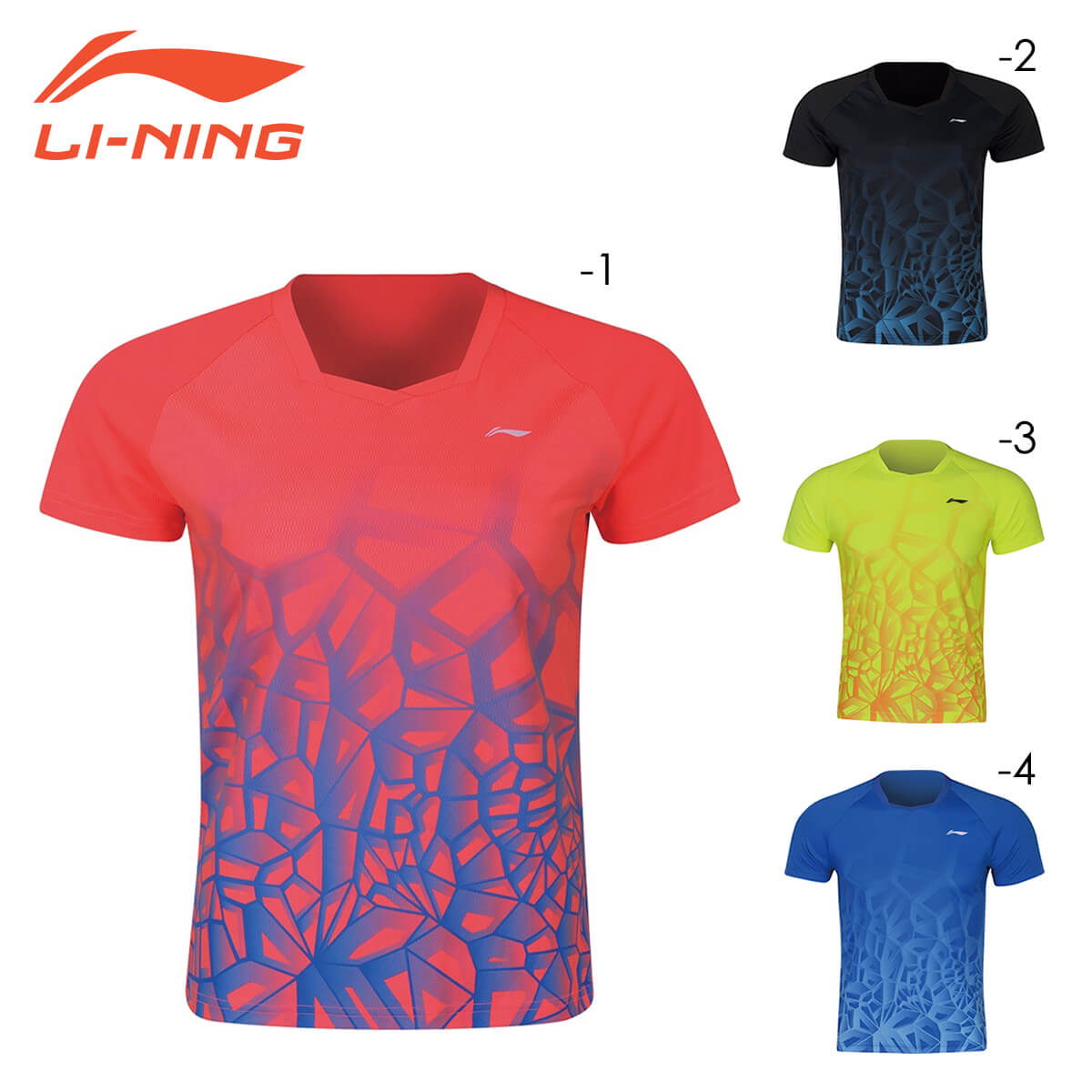楽天市場】LI-NING AAYQ081 ゲームシャツ(ユニ/メンズ) バドミントン