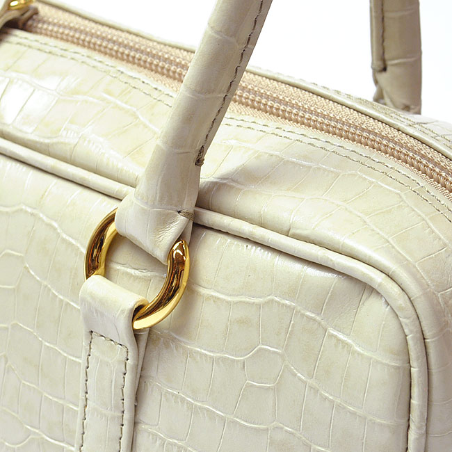 楽天市場】雑誌掲載 ドラマで人気女優が使用 濱野 バッグ クロコ 型