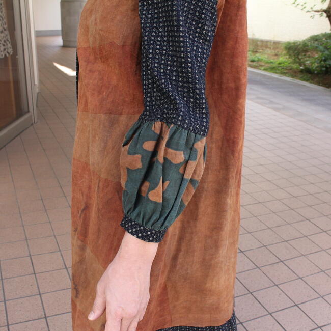 楽天市場】古布のぼり旗コート 作家一点物 古布 リメイク 服 絣 のぼり
