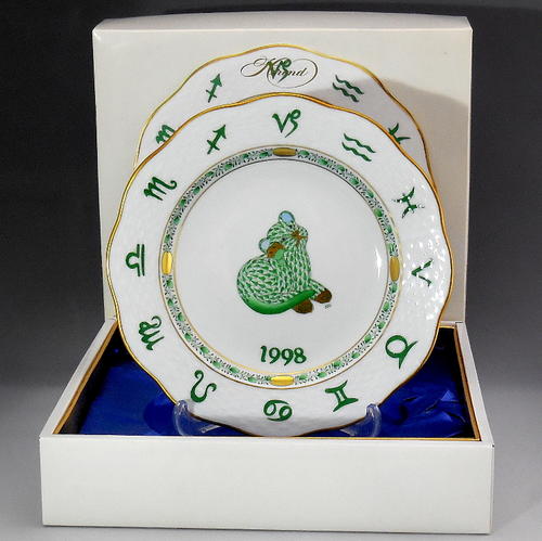 楽天市場】ヘレンド Herend ZODIAC 干支シリーズ 1998年 寅 イヤー