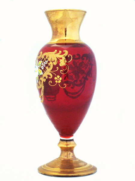 楽天市場】ヴェネチアン/ベネチアン グラス ムラノ レッド 24K