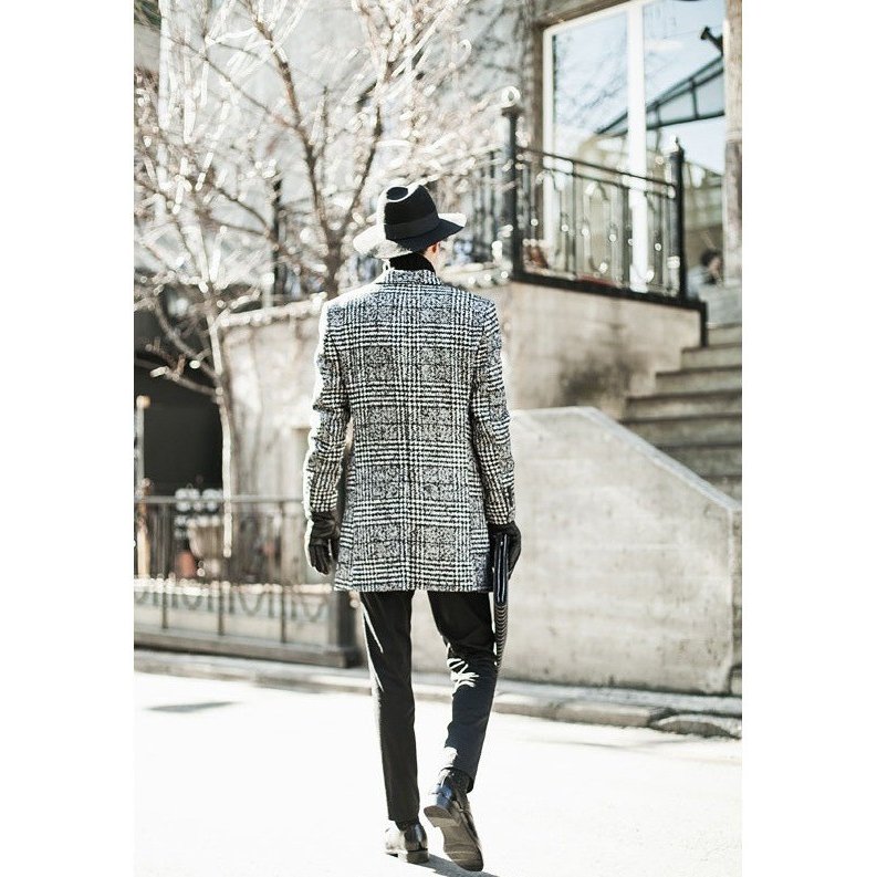 楽天市場】ツイード ジャケット メンズ チェスターコート アウター