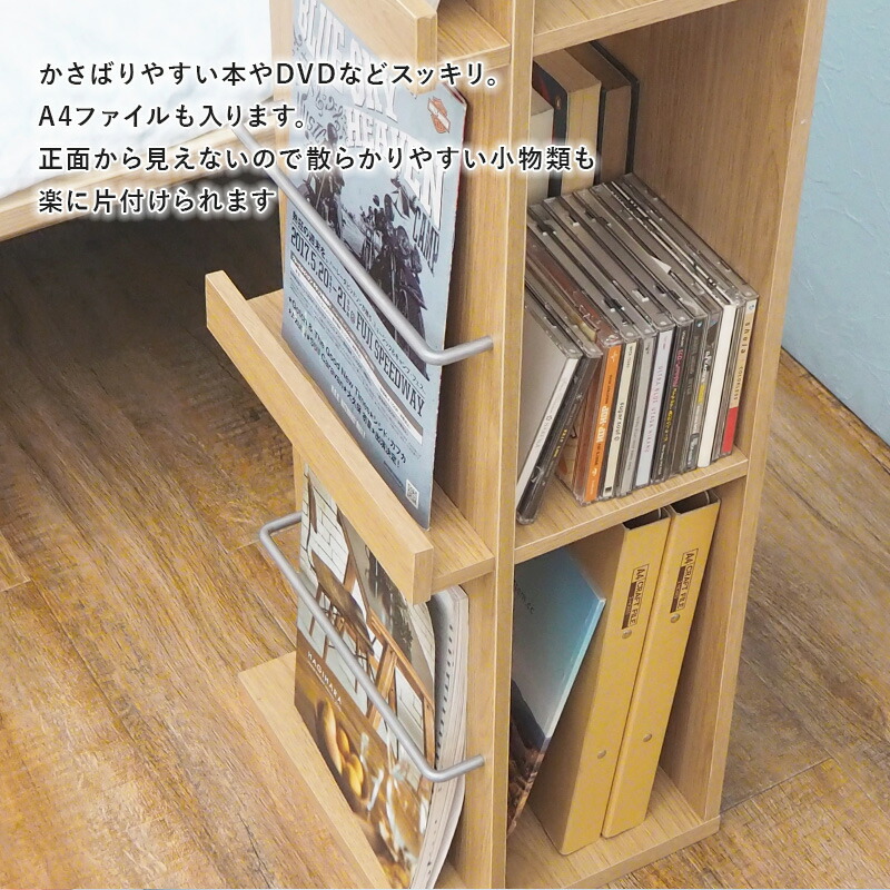 楽天市場】スリムなディスプレイラック（マガジンラック A4 収納 雑誌