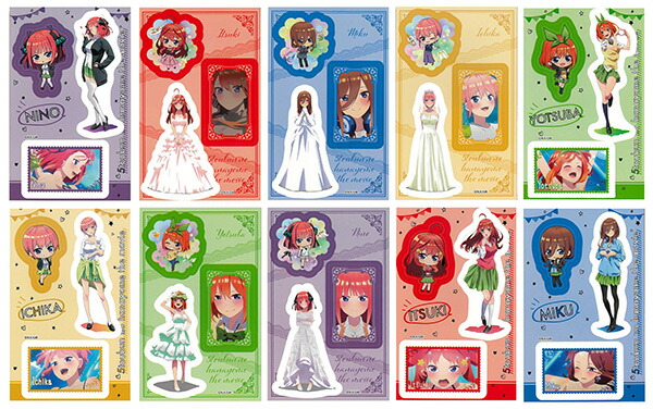 楽天市場】映画五等分の花嫁 コレクトステッカー【20個入】アニメ