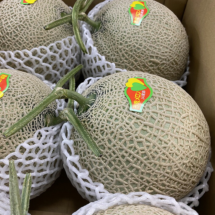 楽天市場】宮崎県産 （温室） 赤肉メロン A等級 L〜3Lサイズ 5〜6玉入