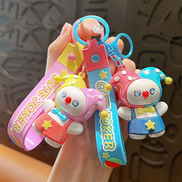 楽天市場】キーホルダー キュートジョーカー ピエロ 韓国雑貨 かわいい