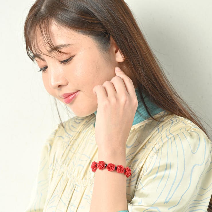 MiMi Tao ブレスレット レッド Mサイズ MiMi Tao様専用 ブレスレット