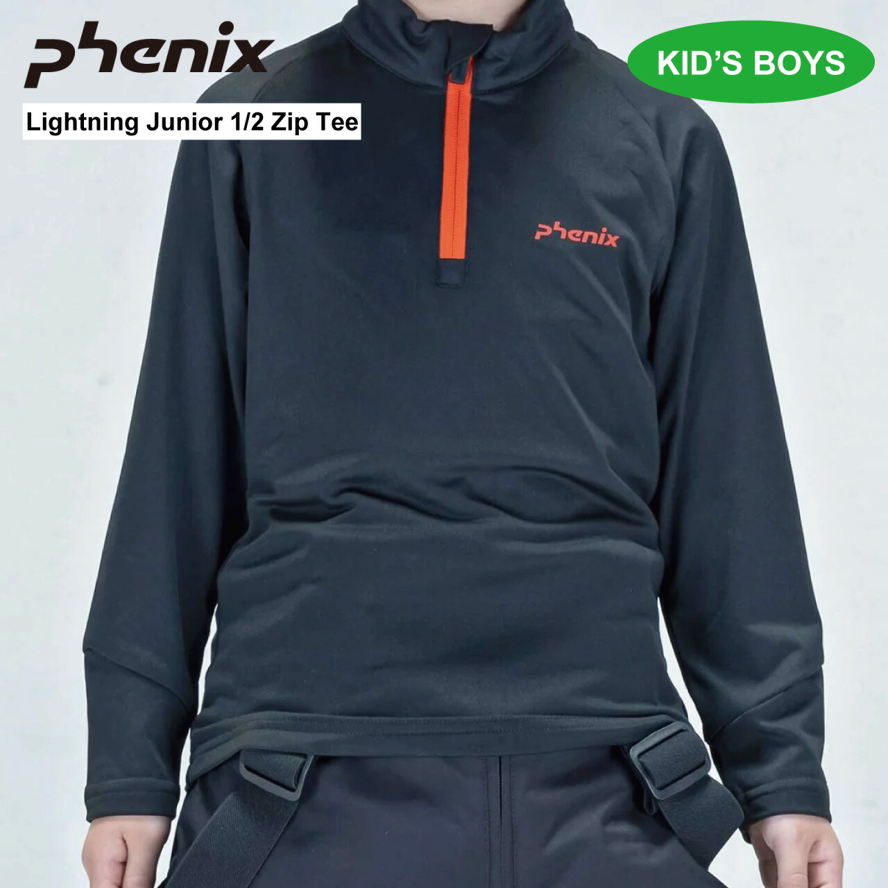 楽天市場】PHENIX フェニックス Lightning Junior 1/2 Zip Tee スキー