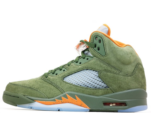 楽天市場】NIKE AIR JORDAN 5 RETRO ARMY OLIVE/SOLAR ORANGE DD0587