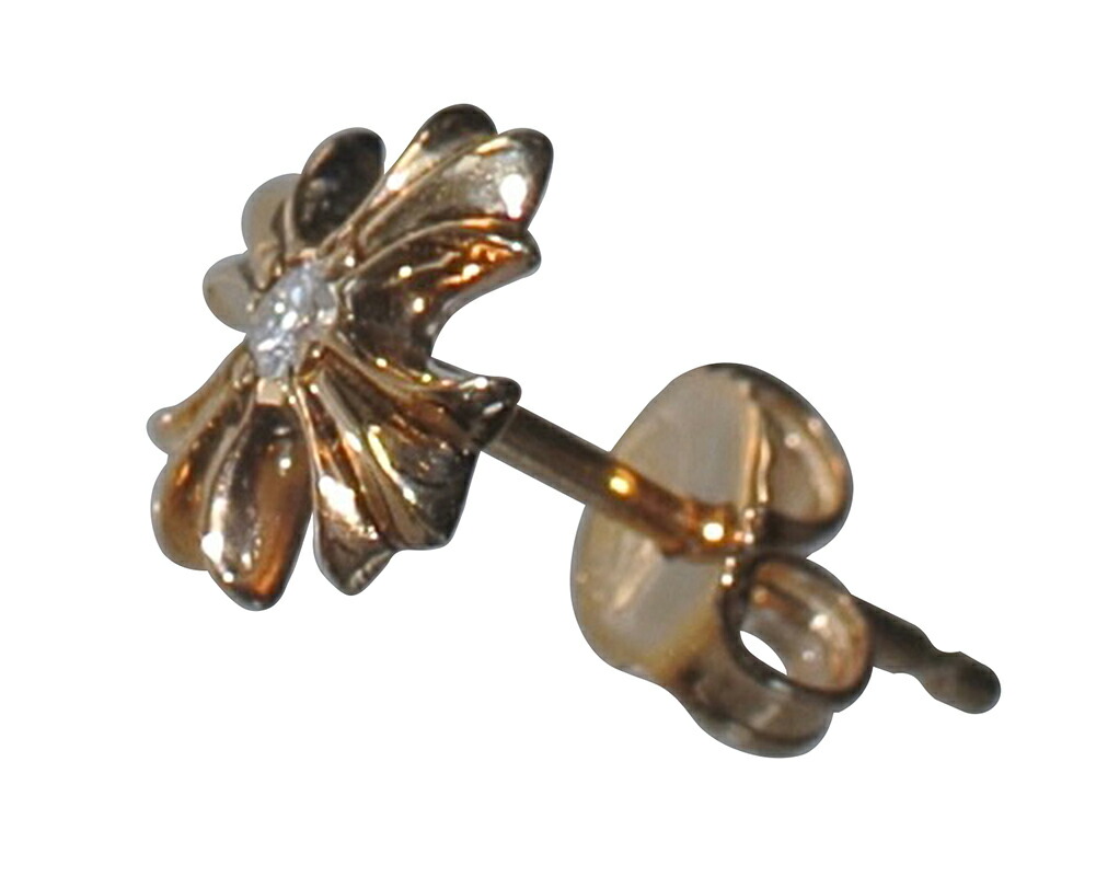 CHROMEHEARTS クロムハーツ22K chクロスピアスキャッチ無し