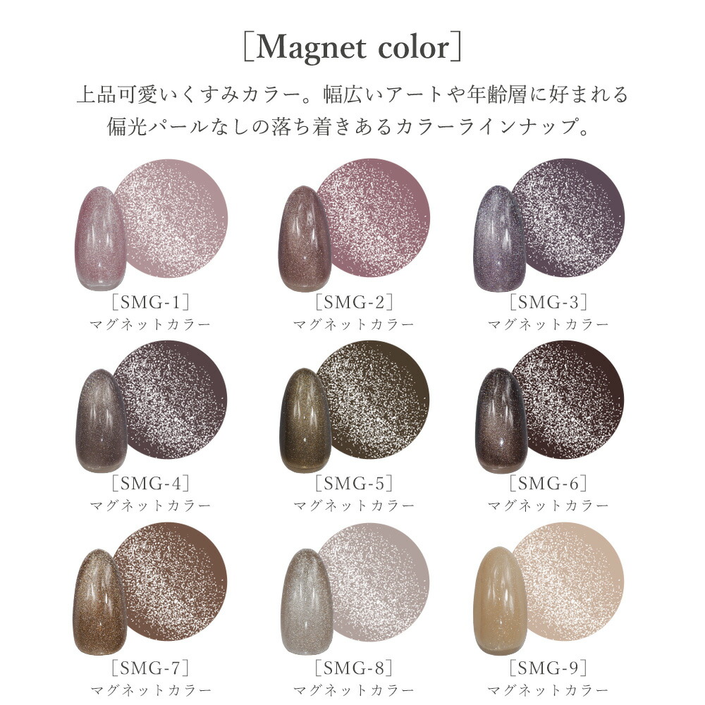 楽天市場】ネイル マグネット ジェル 【Magnet Color Gel】ジェル