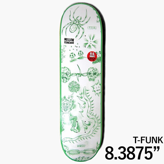 楽天市場】【スケボー デッキ 8.3875】BAKER ベイカー LUNACY ベーカー