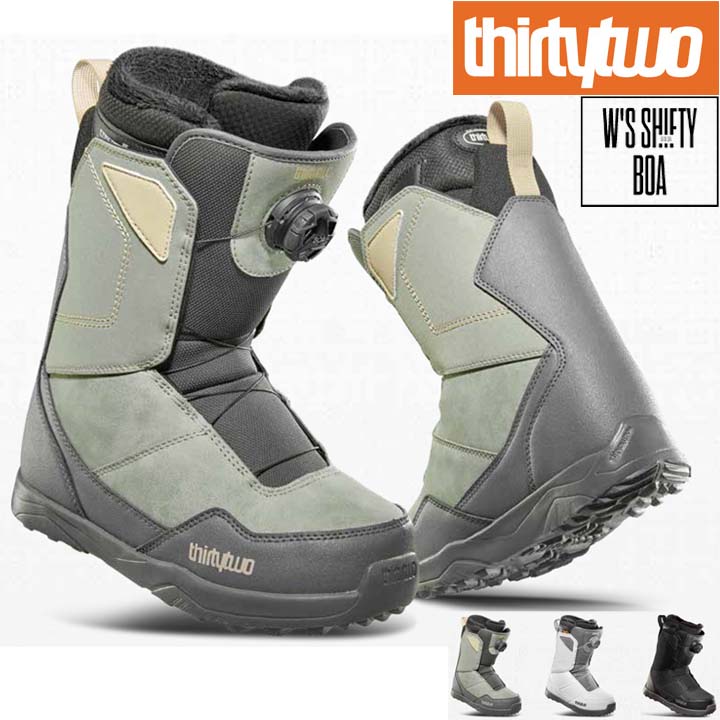 thirtytwoキッズ.女性用スノーボードブーツ グレー thirtytwoキッズ