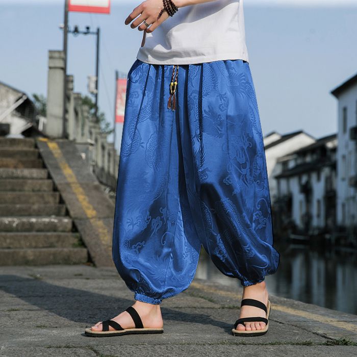 楽天市場】サルエルパンツ メンズ 夏服 アラジンパンツ クロップド