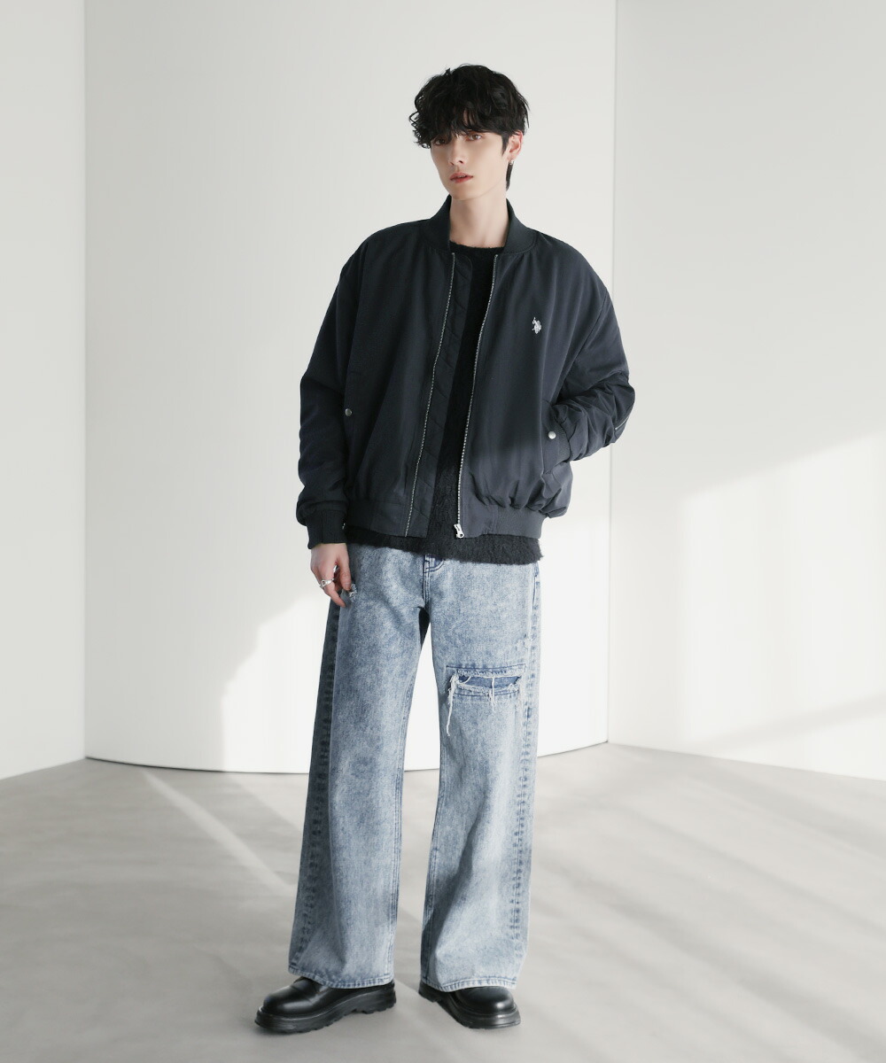 楽天市場】MA‐1 ブルゾン メンズ 秋 秋服 冬 冬服 ギャザー ショート丈