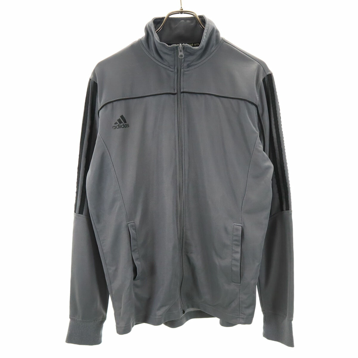 楽天市場】古着 adidas アディダス トラックジャケット L グレー