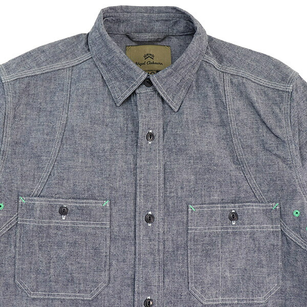 楽天市場】ナイジェル・ケーボン NEW MEDICAL SHIRT INDIGO NIGEL