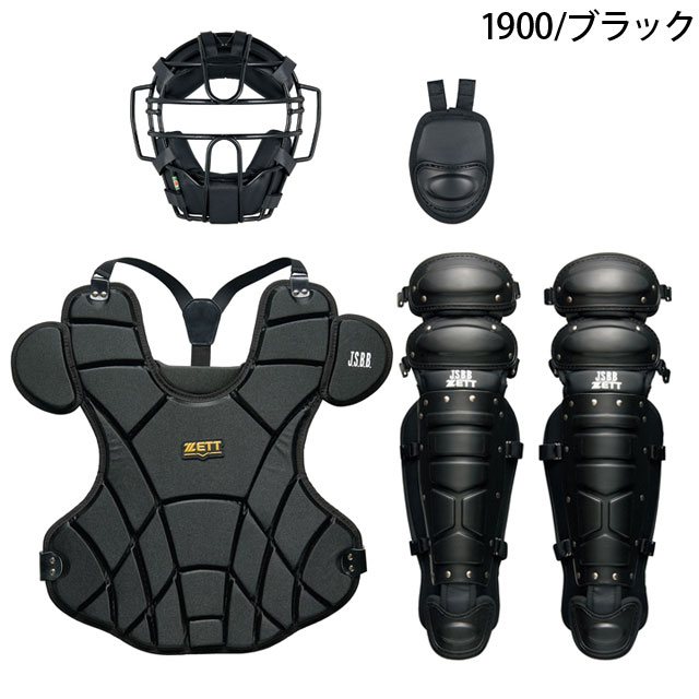 ZETT JSBB 黒 レガース 新品 未使用 一般軟式 ゼット（ZETT） 野球