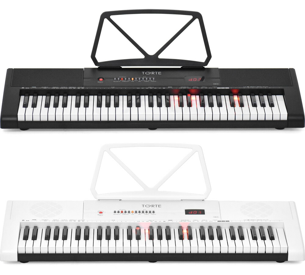 TORTE 電子キーボード 61鍵盤 TSDK-61 300ボイス おまけ多数 Amazon.co