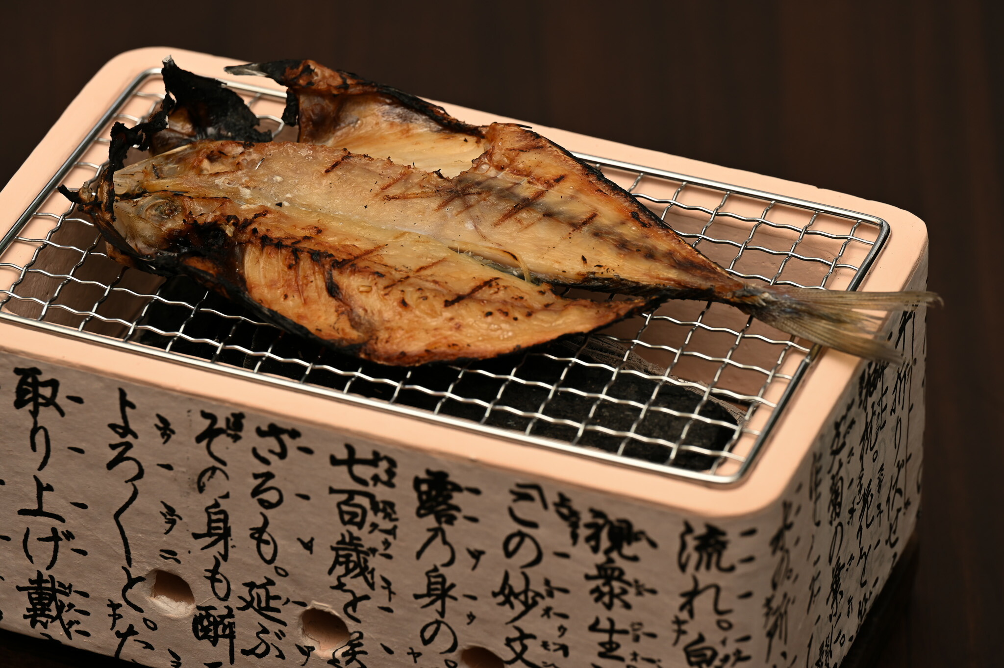 楽天市場】炭火飛騨コンロ(長角)網・敷板付 [炭火焼き 焼肉 焼き魚
