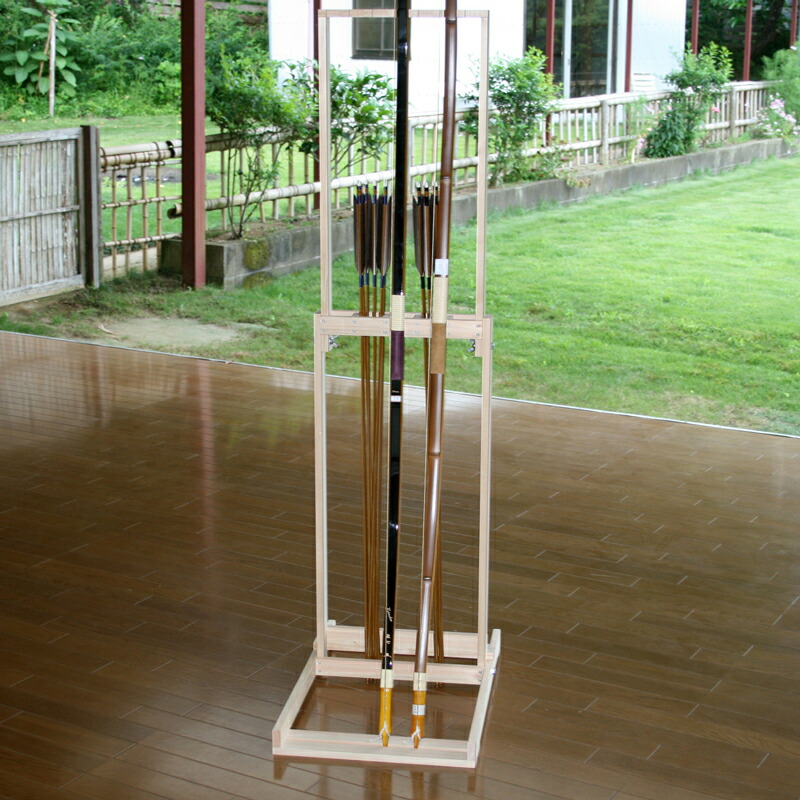 楽天市場】弓立て 折り畳み式 軽量 送料無料 木製 商品番号I-080 弓道