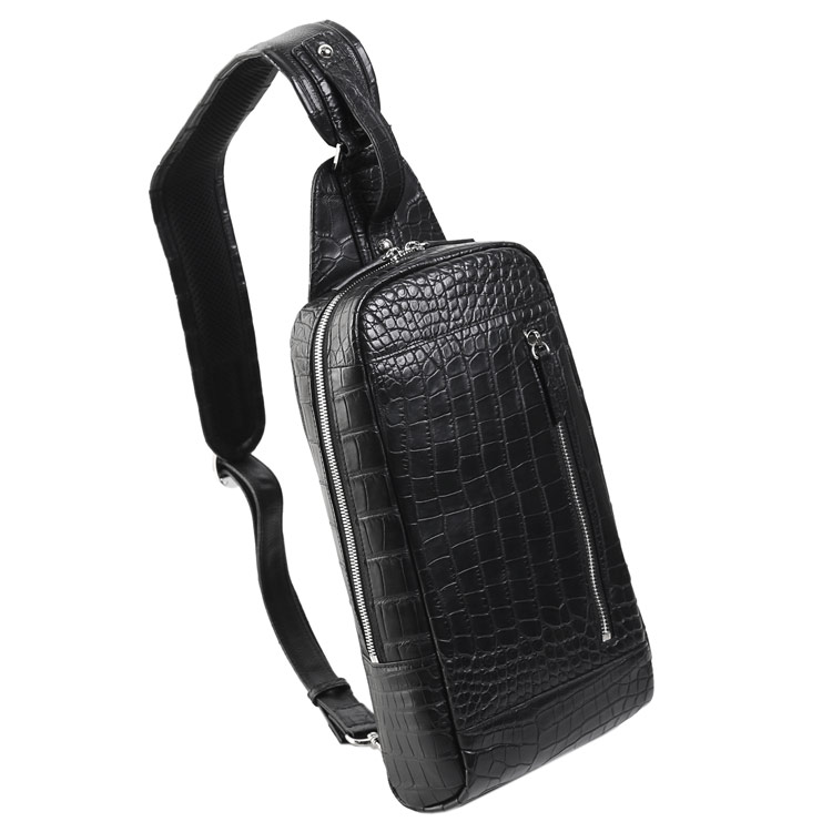 楽天市場】【5%オフクーポン】ボディバッグ メンズ クロコダイル