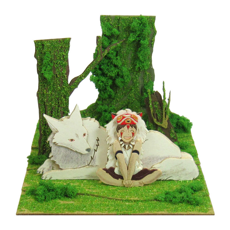 楽天市場】スタジオジブリmini もののけ姫 【サンと山犬】 ◇みにちゅ