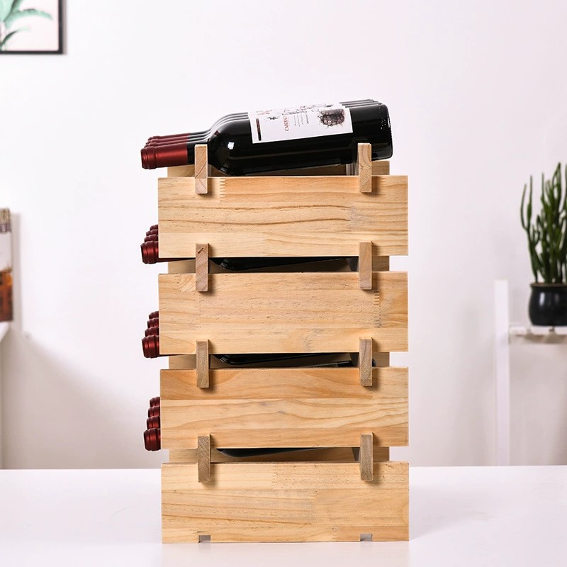 楽天市場】ワインラック wine rack 重ねて便利 見せる 収納 安定 木製