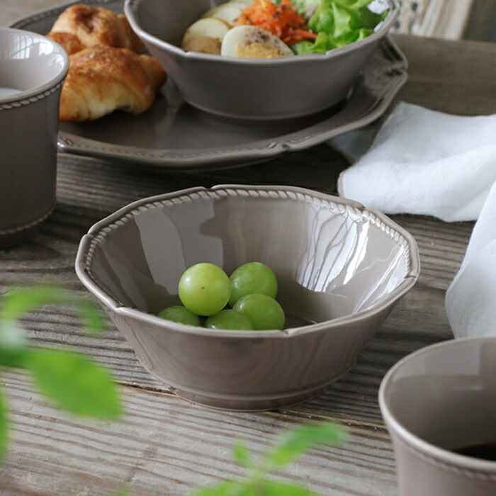 楽天市場】ボウルLien グレー15cm // 深皿 日本製 和洋 お皿 深皿 取り
